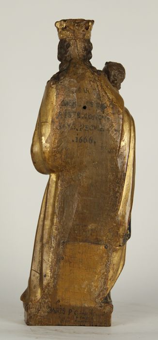 statue : Vierge à l'Enfant (revers)