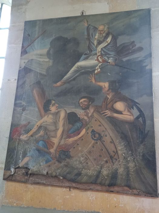tableau : Saint Nicolas sauvant des bateliers