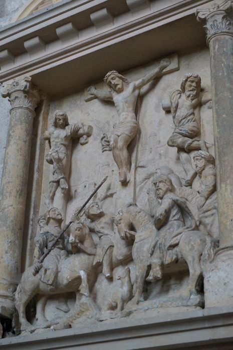 bas-relief : Crucifixion