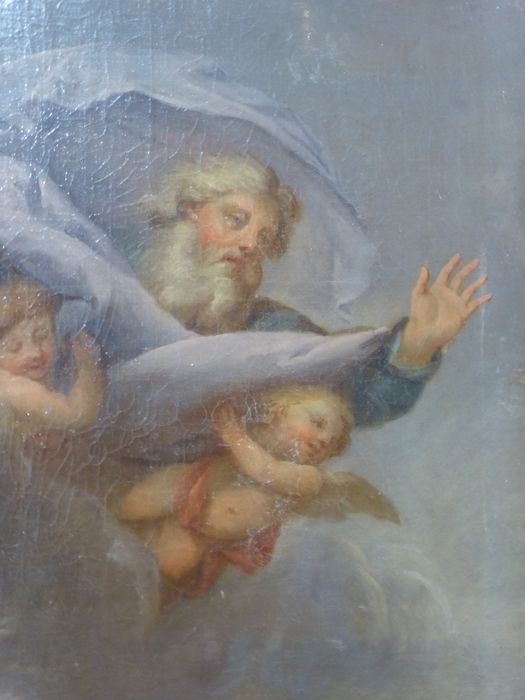 tableau : Dieu le Père, vue partielle