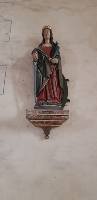 statue : Sainte Catherine