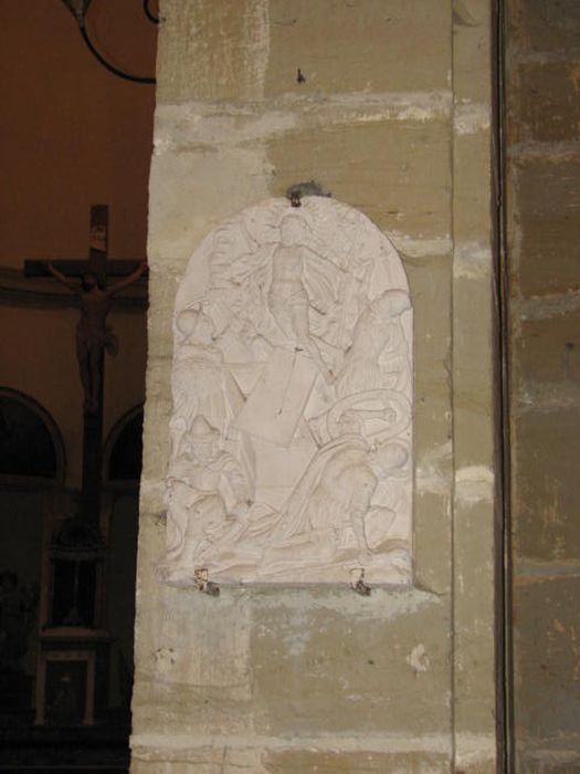 bas-relief : Résurrection du Christ