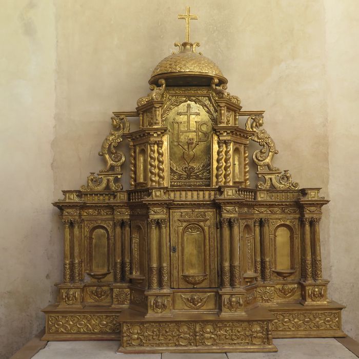 retable de la chapelle des fonts baptismaux, tabernacle