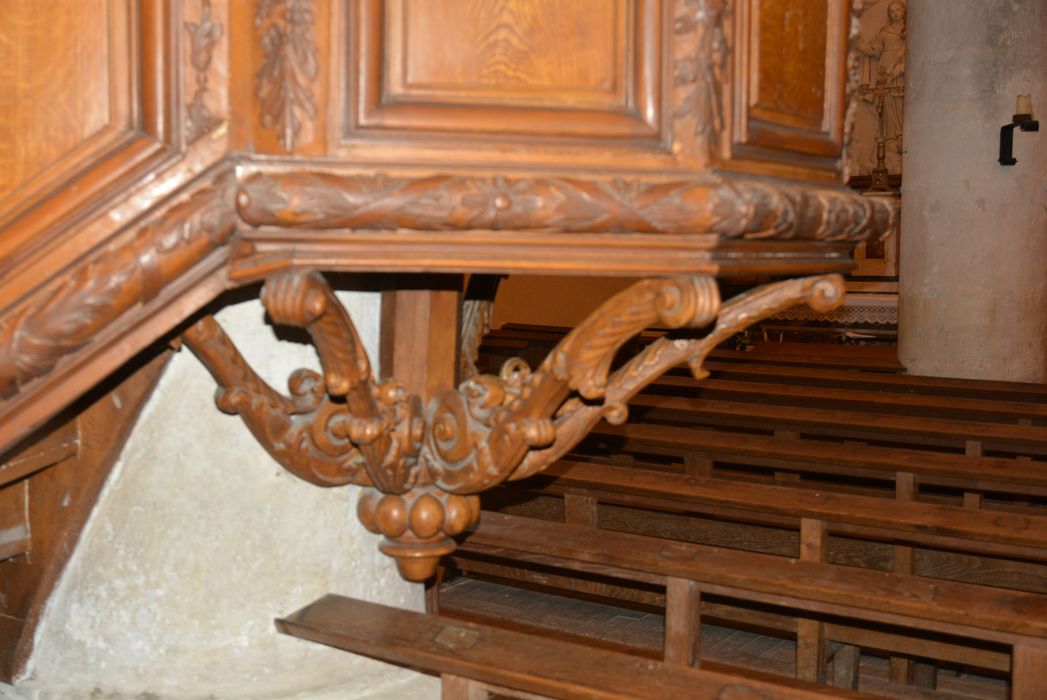 chaire à prêcher, détail