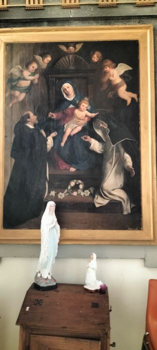 tableau : Vierge, Enfant Jésus et saint Jean-Baptiste