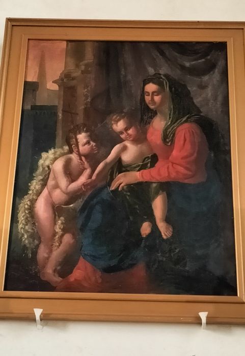 tableau : Vierge à l’Enfant et saint Jean-Baptiste