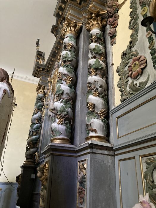 retable du maître-autel, vue partielle