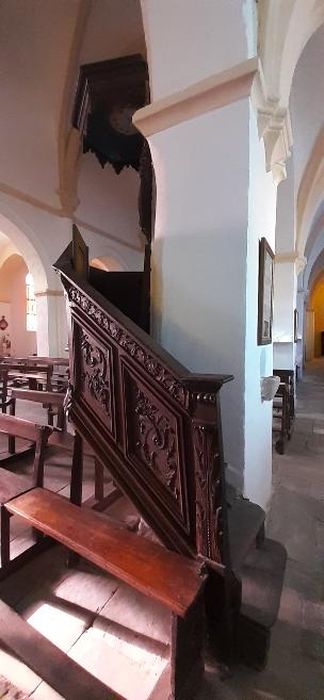 chaire à prêcher, vue partielle