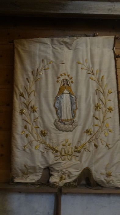 Bannière de procession de la Vierge