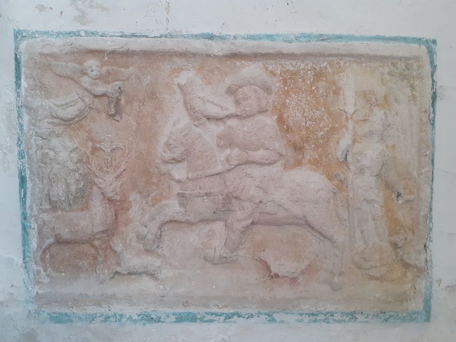 bas-relief : Saint Hubert