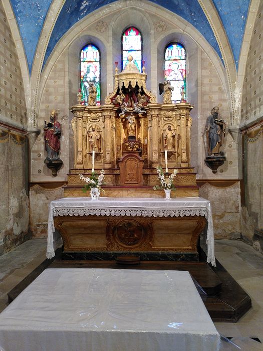 maître-autel, tabernacle, retable, exposition