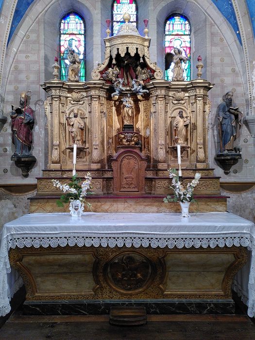 maître-autel, tabernacle, retable, exposition