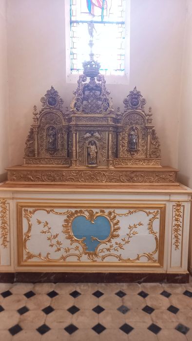 retable, tabernacle, gradins d'autel