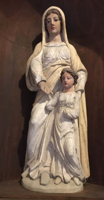 statue : sainte Anne et la Vierge