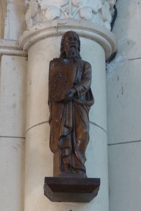 statue (statuette) : Saint Luc (?)