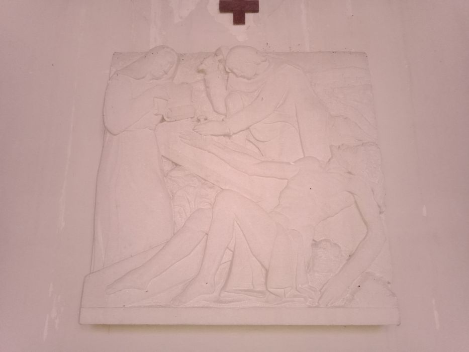 bas-relief : Chemin de croix, détail d’une station