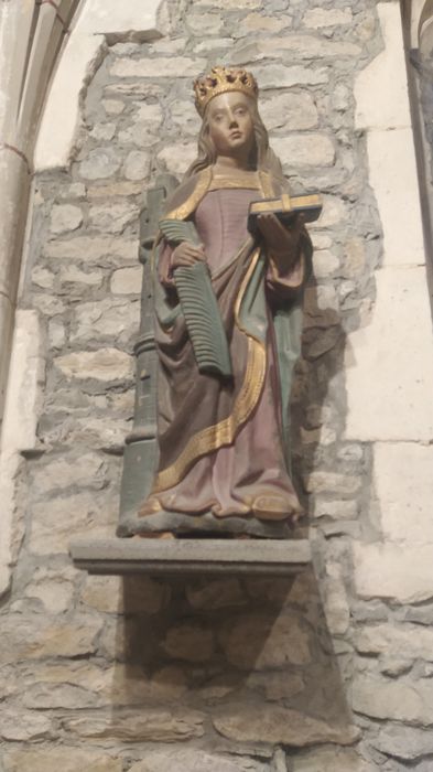 statue : Sainte Barbe