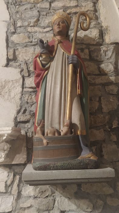 groupe sculpté : Saint Nicolas