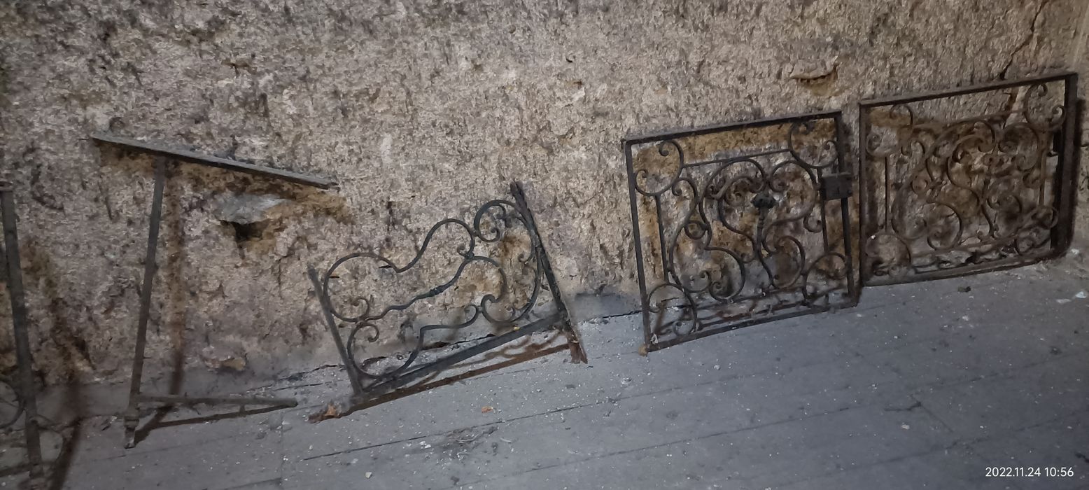 clôture de choeur (grille de communion), vue partielle