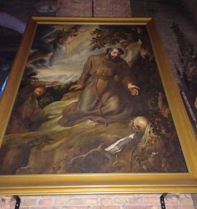 tableau : Saint François d'Assise reçevant les stigmates