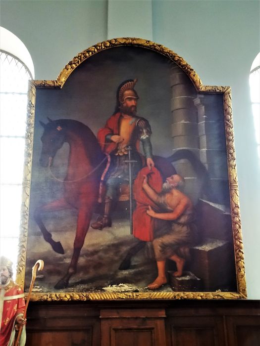 tableau : Charité de saint Martin (la)