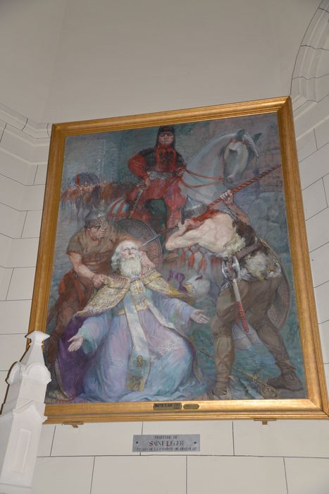 tableau : Martyre de saint Léger