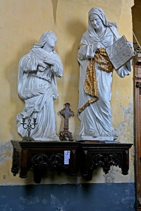 statues : Sainte Anne et la Vierge