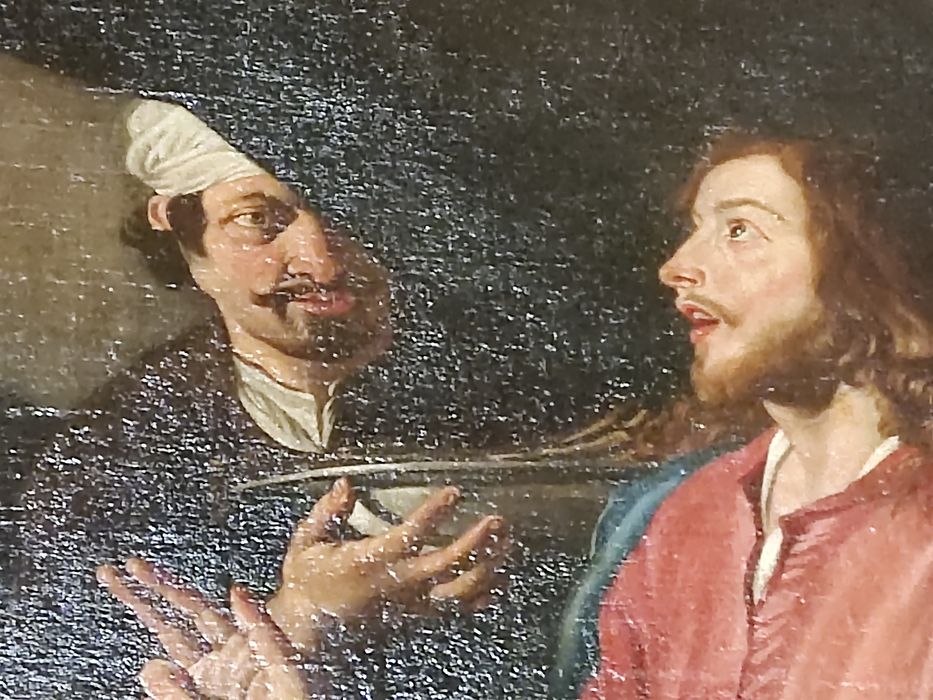 tableau : Repas à Emmaüs (le), détail