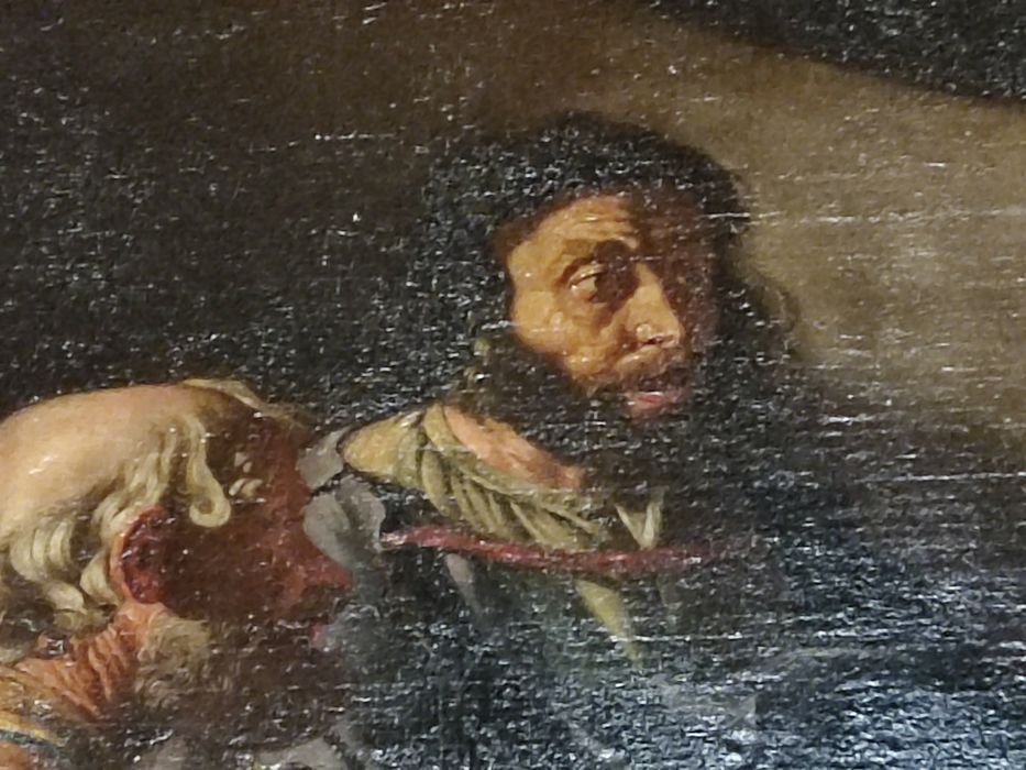 tableau : Repas à Emmaüs (le), détail