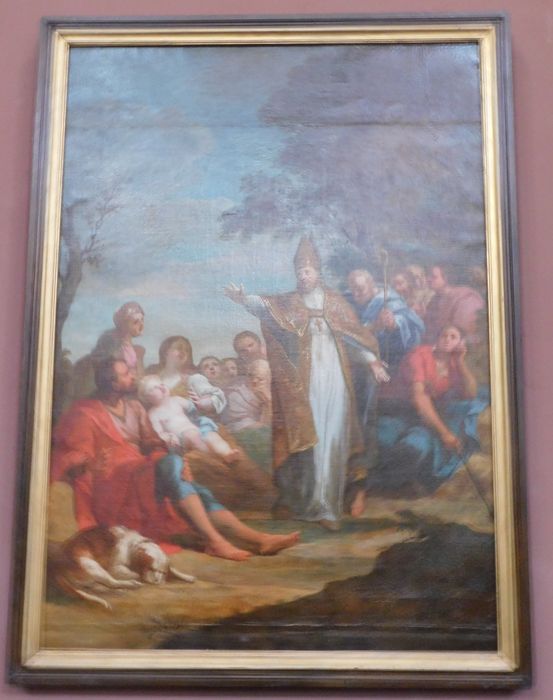 tableau : Miracle d'un évêque