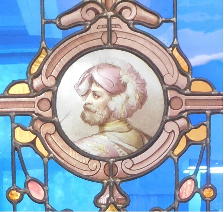 verrière du grand salon, détail