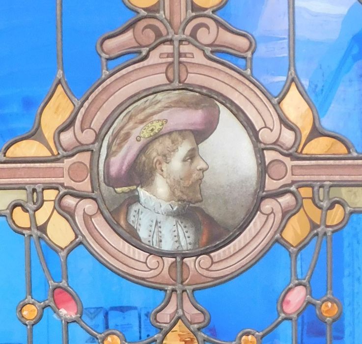 verrière du grand salon, détail