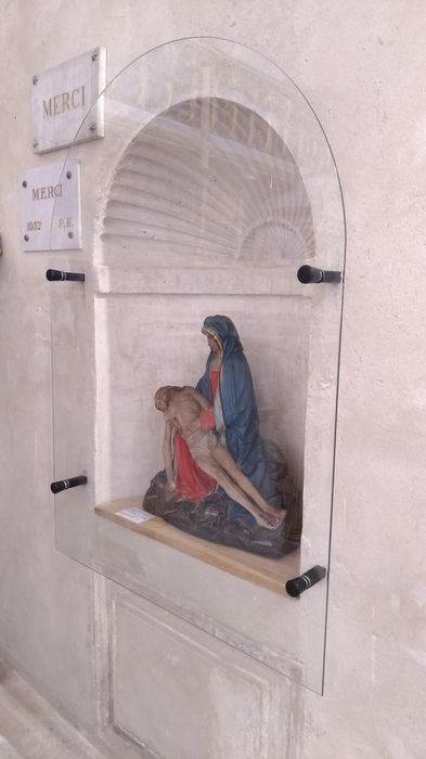 groupe sculpté : Vierge de Pitié