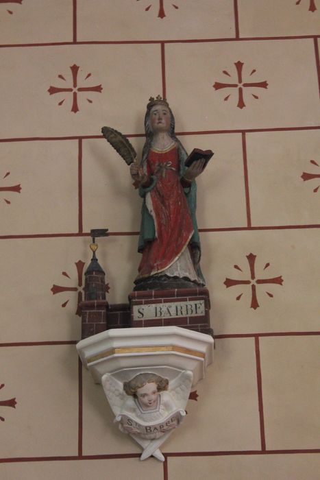 statue : Sainte Barbe - © Ministère de la Culture (France), Collectif Objets – Tous droits réservés