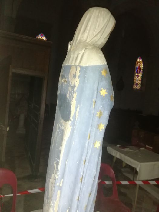 statue : Notre-Dame du Désert (revers) - © Ministère de la Culture (France), Collectif Objets – Tous droits réservés