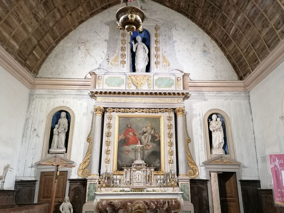 maître-autel, retable, tabernacle, tableau : Trinité