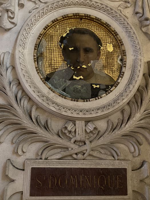 décor de la chapelle de la famille Boucicaut, détail