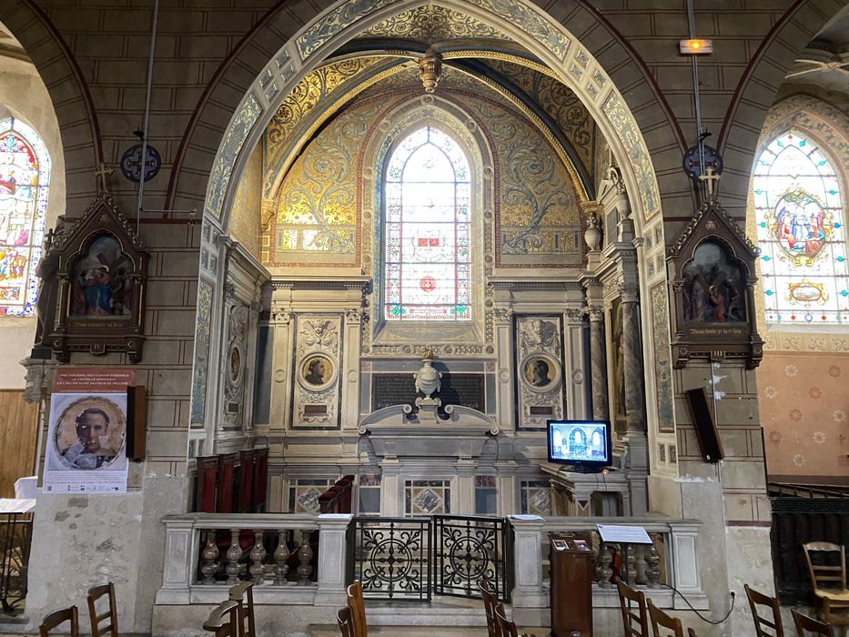 décor de la chapelle de la famille Boucicaut