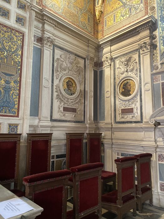 décor de la chapelle de la famille Boucicaut, vue partielle