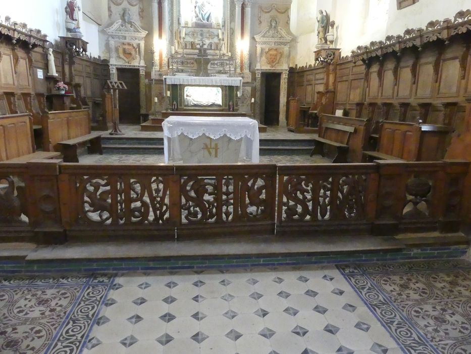 clôture de choeur (chancel) - © Ministère de la Culture (France), Collectif Objets – Tous droits réservés