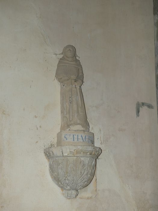 statue : Saint Fiacre - © Ministère de la Culture (France), Collectif Objets – Tous droits réservés