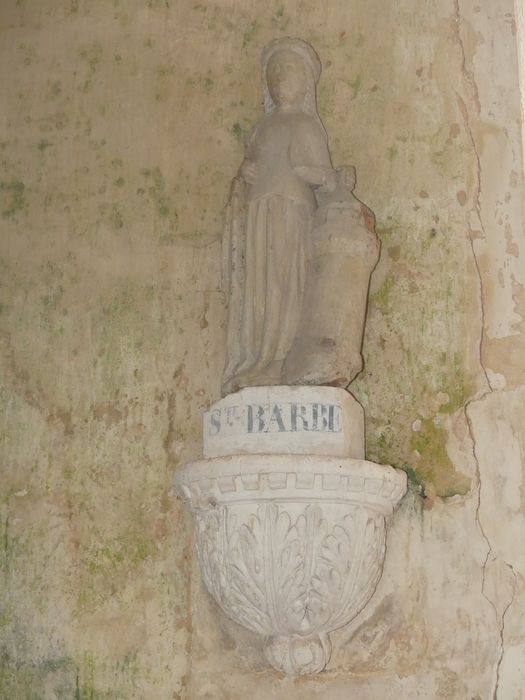 statue : Sainte Barbe - © Ministère de la Culture (France), Collectif Objets – Tous droits réservés