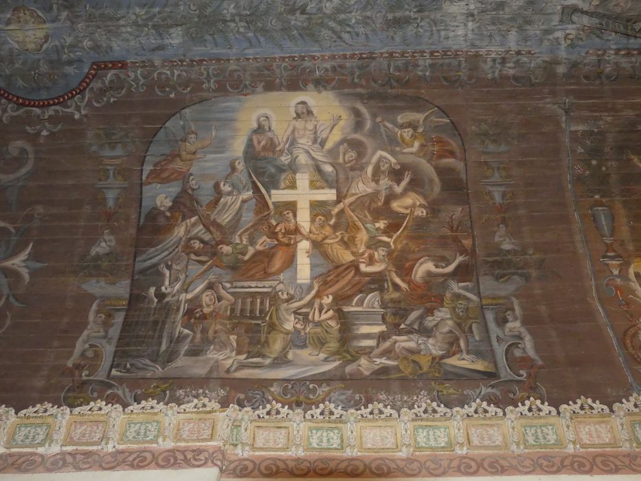 peintures de la voûte, vue partielle