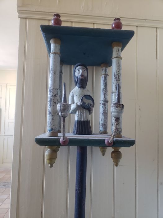 lanterne de procession et sa statue (statuette) : Saint Jean-Baptiste - © Ministère de la Culture (France), Collectif Objets – Tous droits réservés