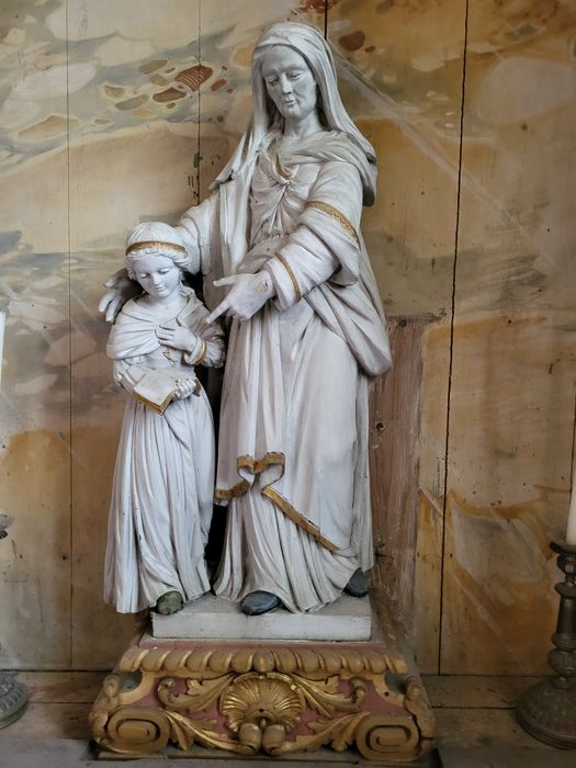 groupe sculpté : Sainte Anne et la Vierge