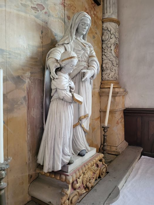 groupe sculpté : Sainte Anne et la Vierge