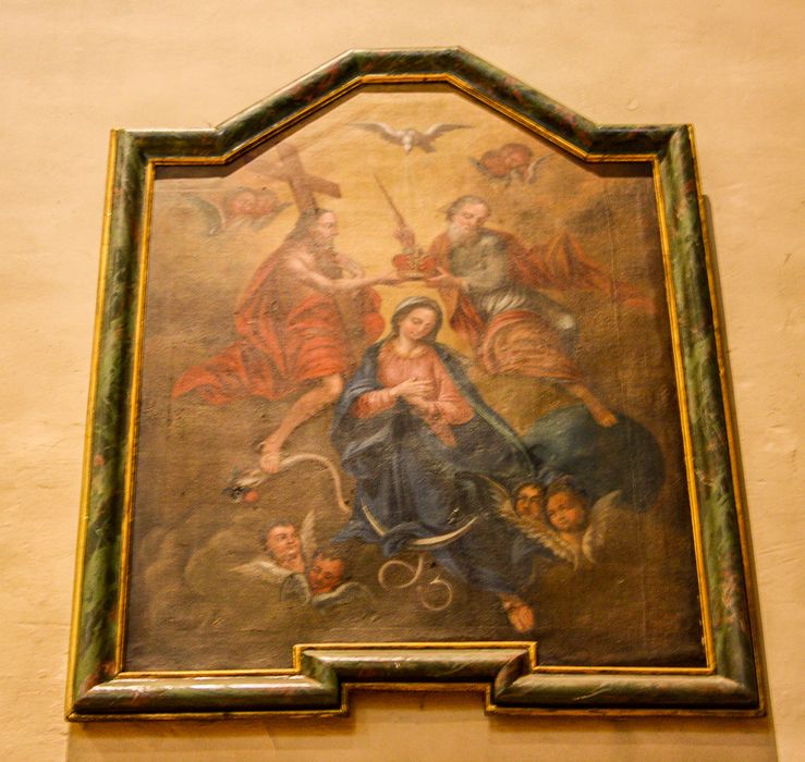 Tableau : Couronnement de la Vierge