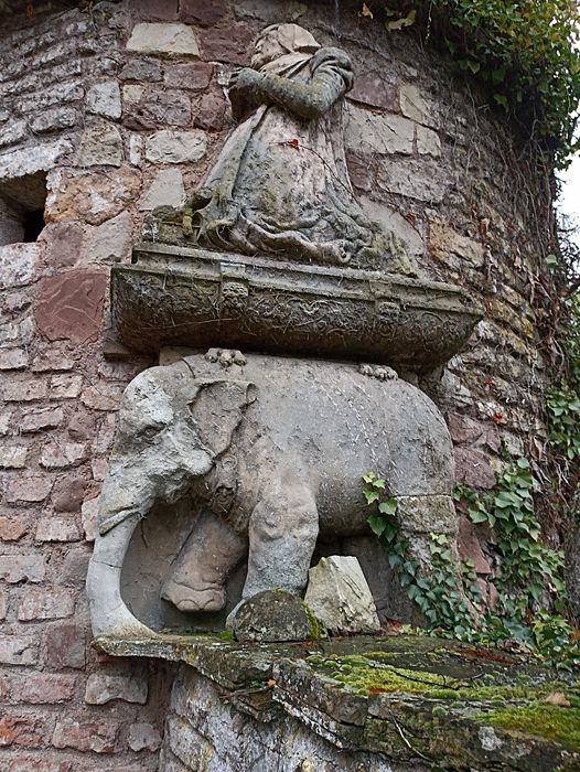 monument sépulcral de Jorg Zorn von Bulach et Ursula de Landsberg, vue partielle