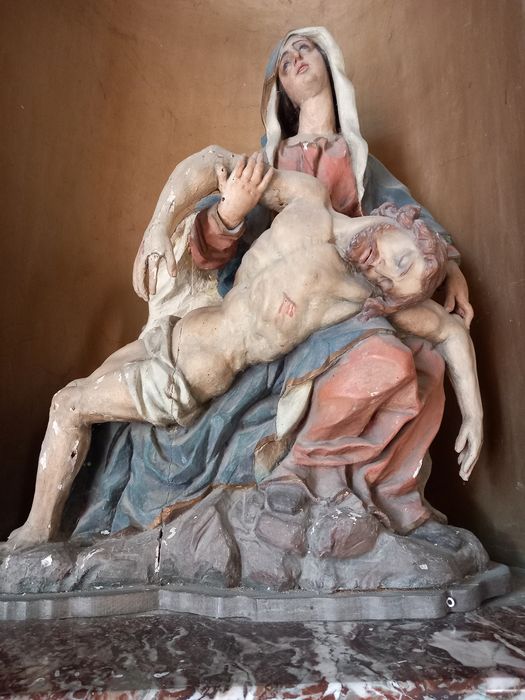 groupe sculpté : Vierge de Pitié