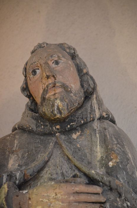 statue : Saint Trivier, vue partielle